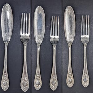 【Martin & Hall】【純銀ハンドル】ビクトリアンの サーバーセット Martin hall cutlery - Etsy 日本