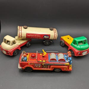 Vintage Toy Milk Trucks - Etsy