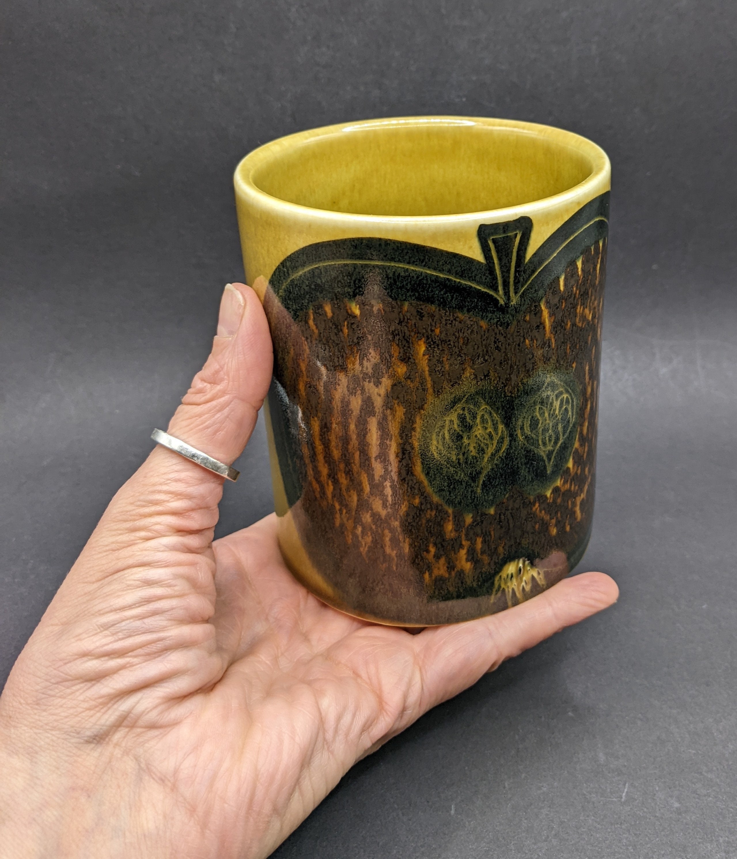 ARABIA Finland GOG/LP 'fructus' Vase, 1960's-70's Gunvor ARABIA Finland GOG/LP 'fructus' Vase, 1960's-70's Gunvor
