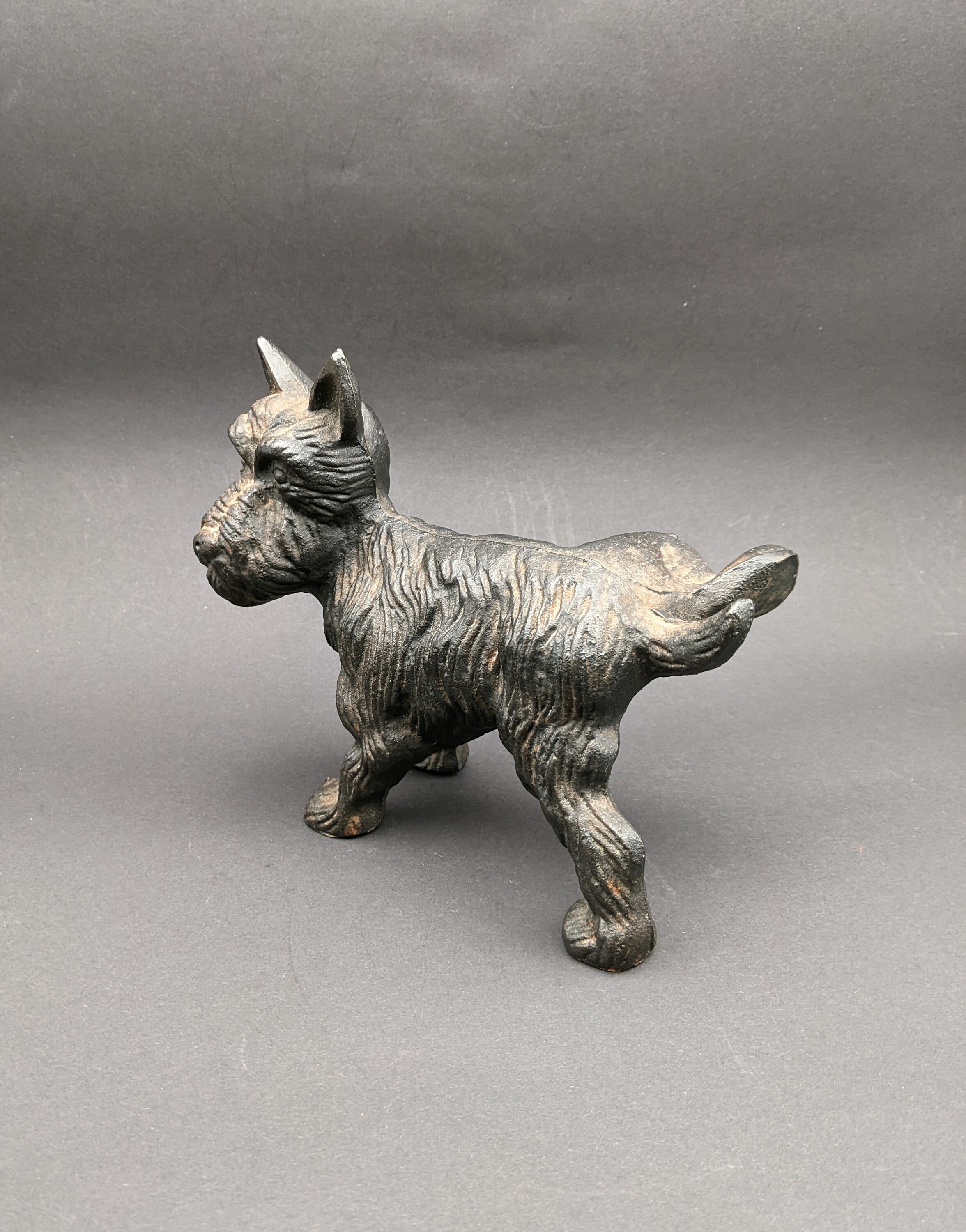 Cast iron scottie door stop outlet