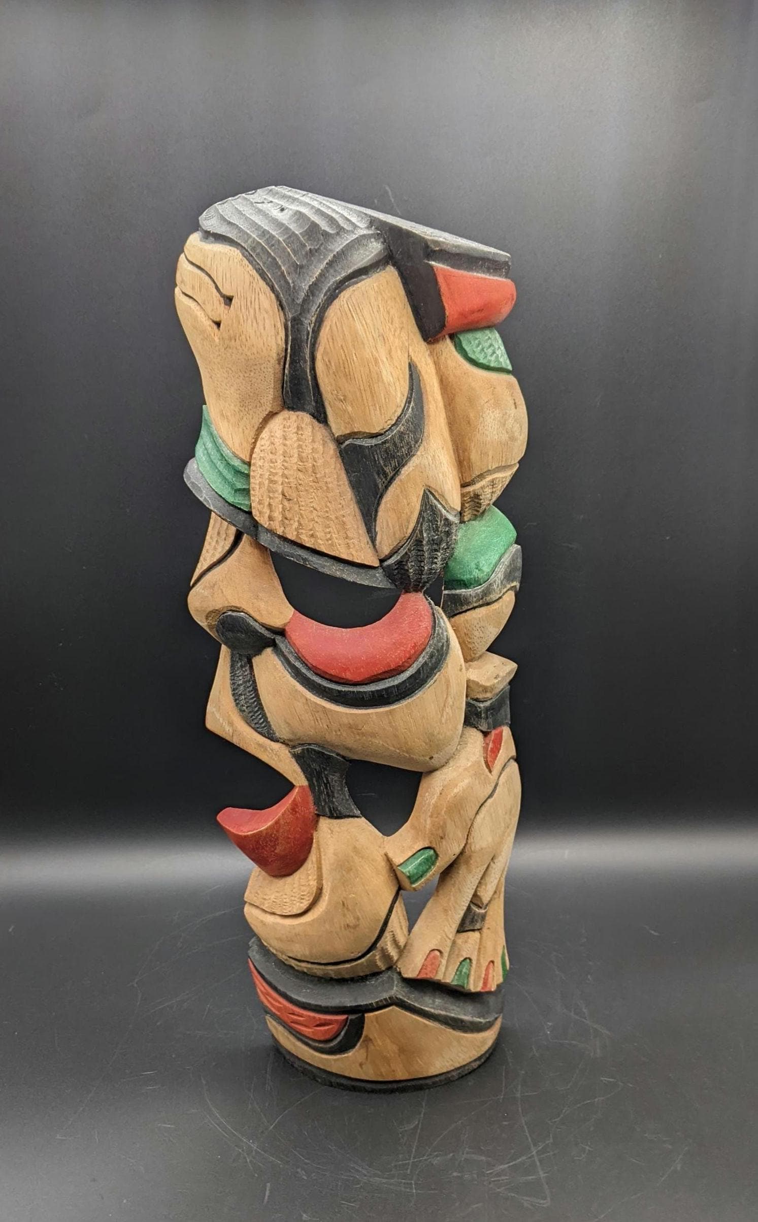 Native american totem carved wood - Etsy 日本