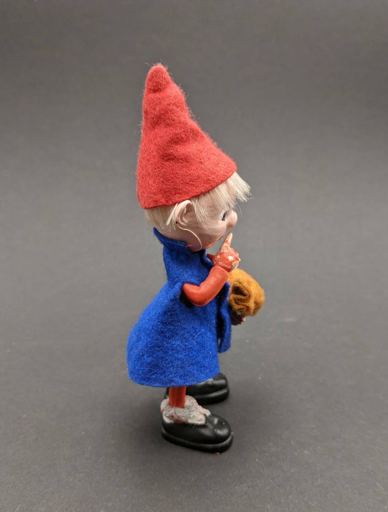 German STAURODORM Pharmacy Advertising Figure, 1960's Rubber Elf ...