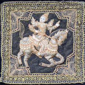 Burmese Tapestry Kalaga - Etsy