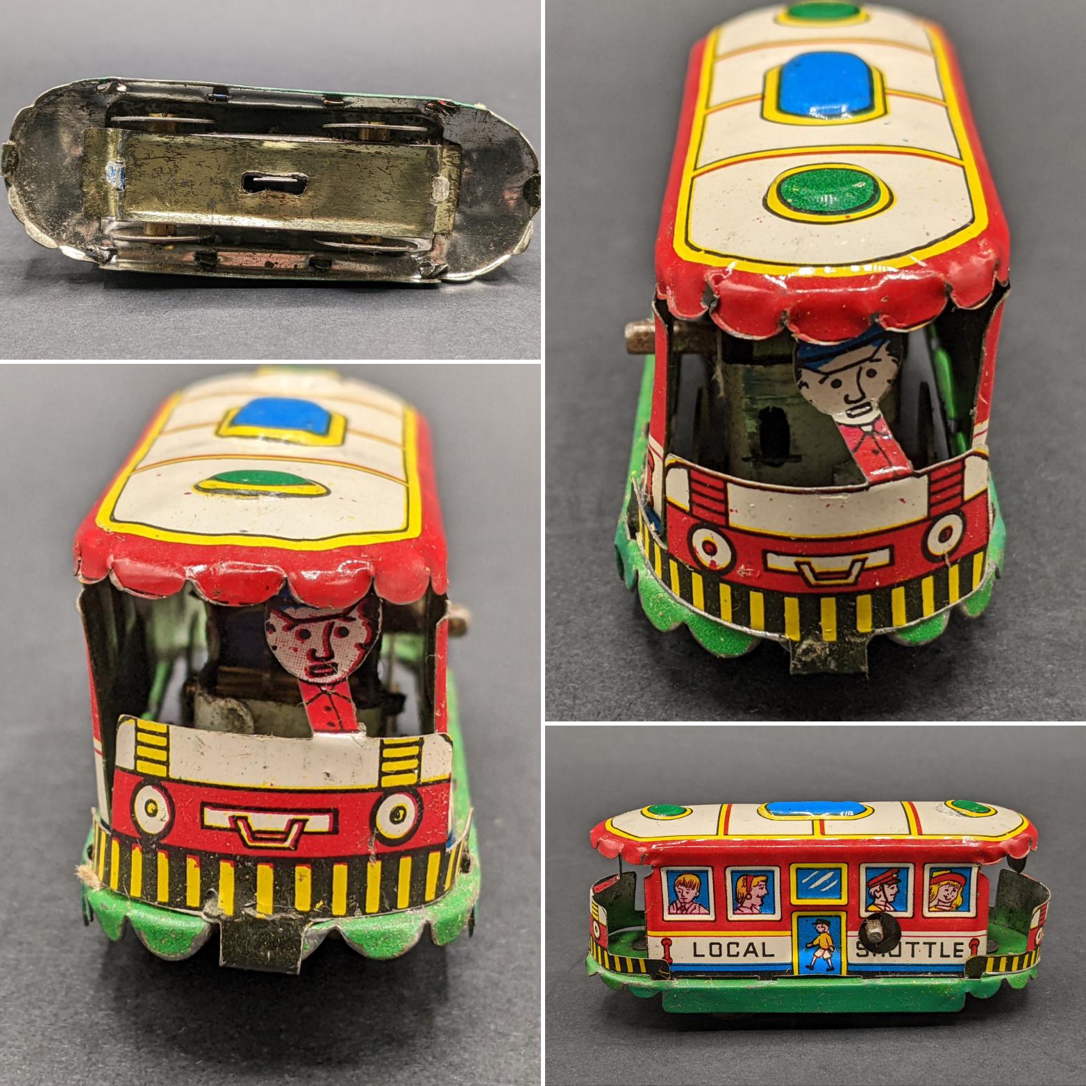 1970's GANGA Yamuna Express Return Train Set From India, Tinplate