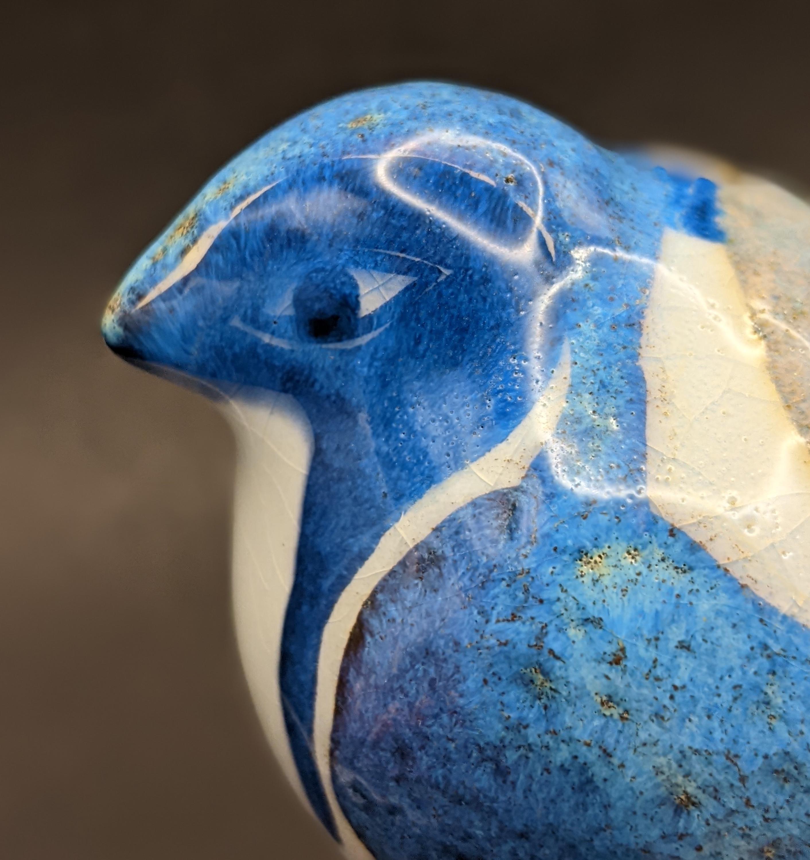 ROYAL COPENHAGEN Aluminia Faience Bird Flute by 'inge-lise Koefoed