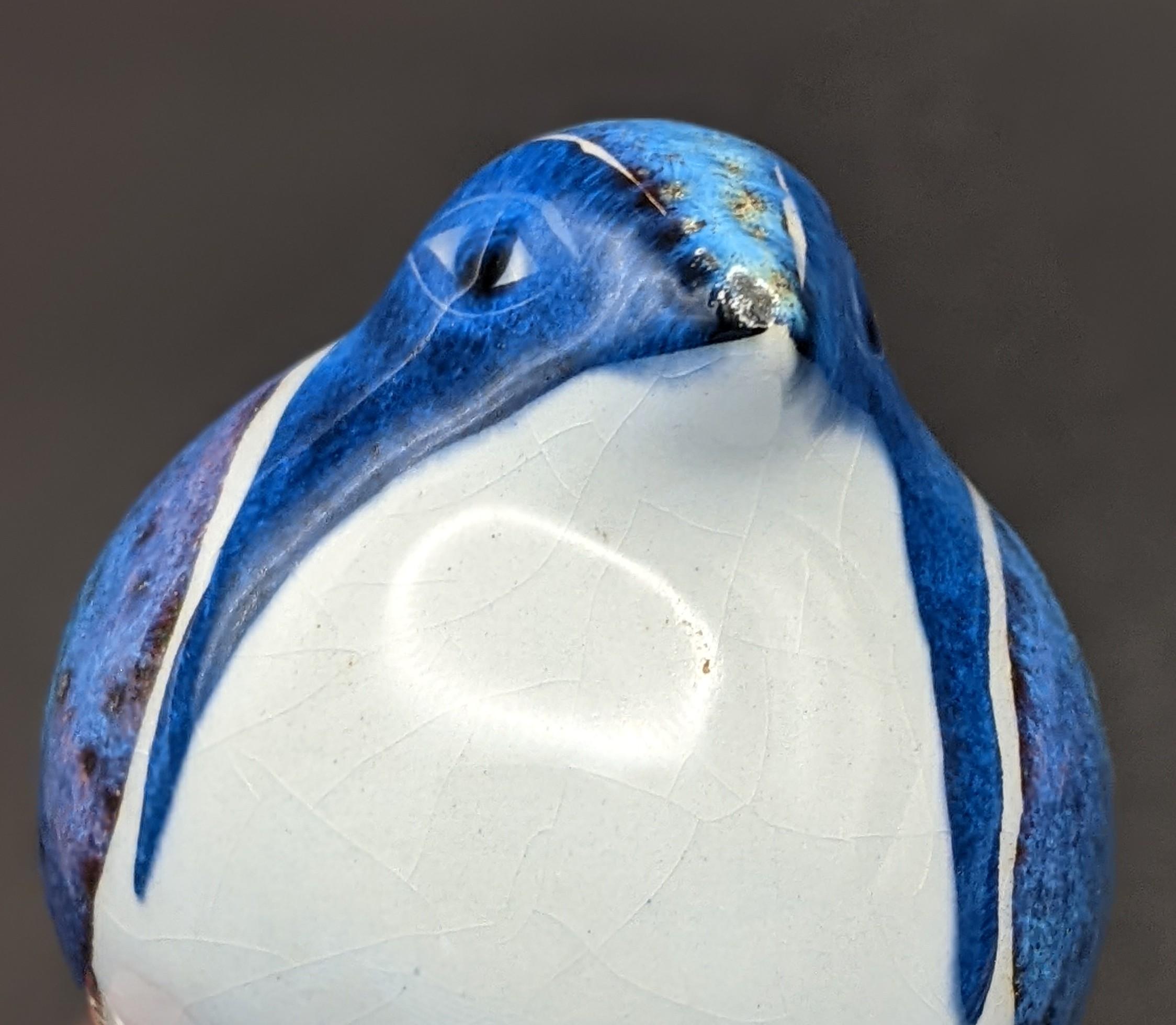 ROYAL COPENHAGEN Aluminia Faience Bird Flute by 'inge-lise Koefoed