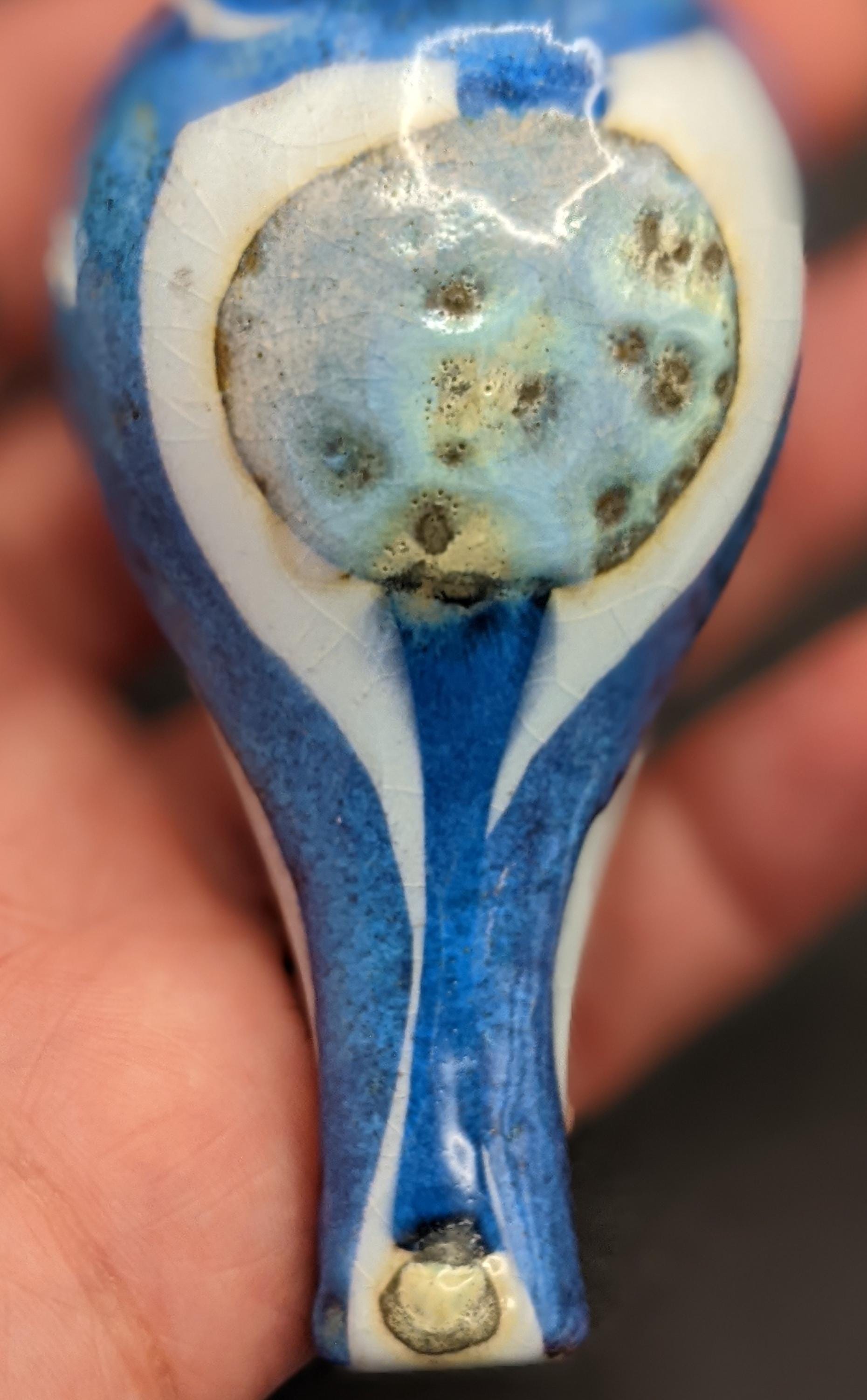 ROYAL COPENHAGEN Aluminia Faience Bird Flute by 'inge-lise Koefoed