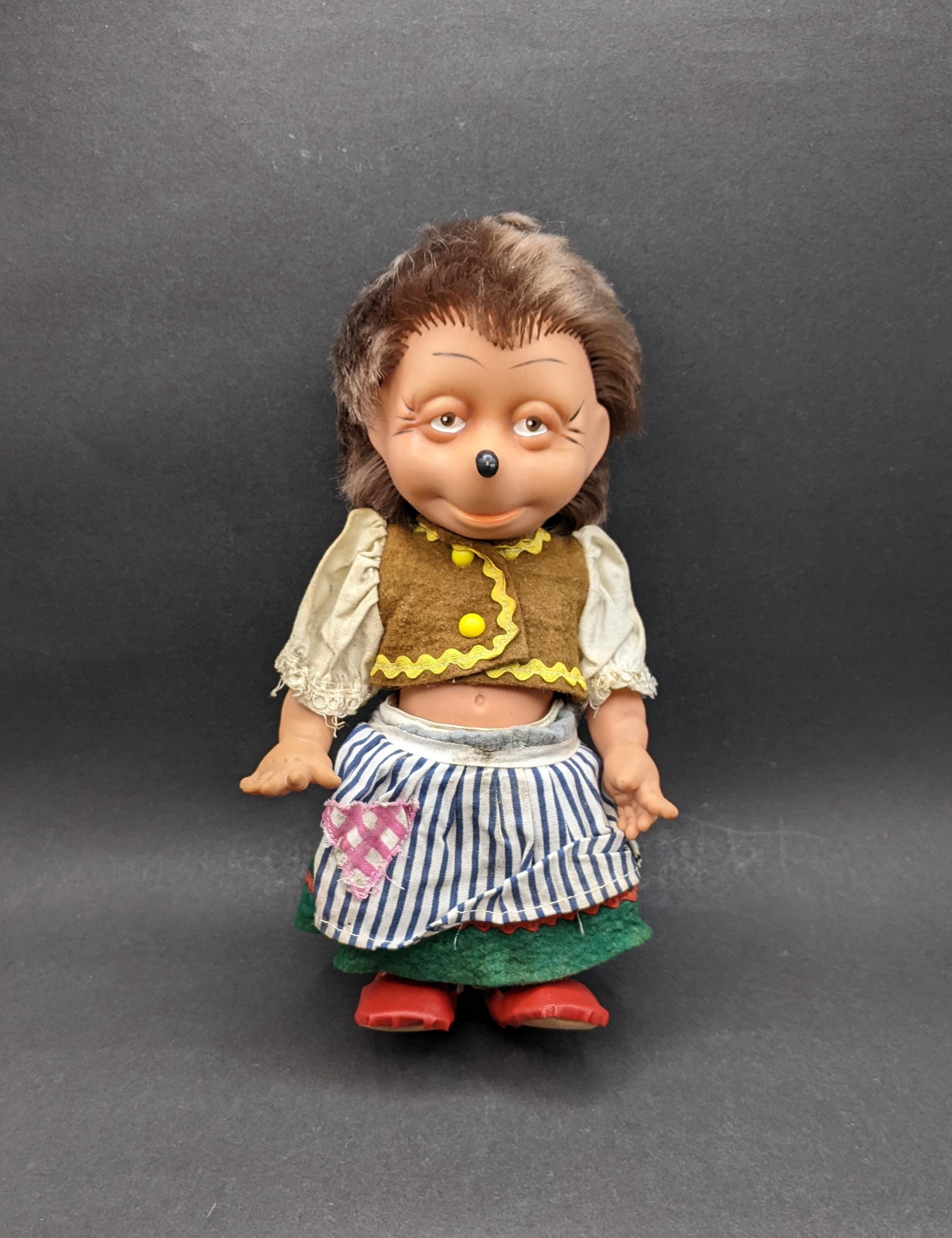 Petite Peluche Steiff Macki Le Hérisson – Vintage Rare – Bon état