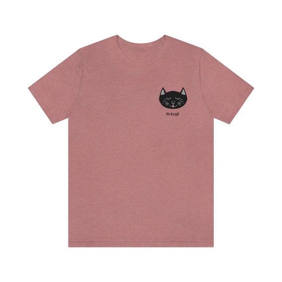 【CPGN STUDIO】DTP Meoww CAT Short Sleeve T-shirt Meow Cat T-shirt, Unisex Jersey Short Sleeve Tee - Etsy