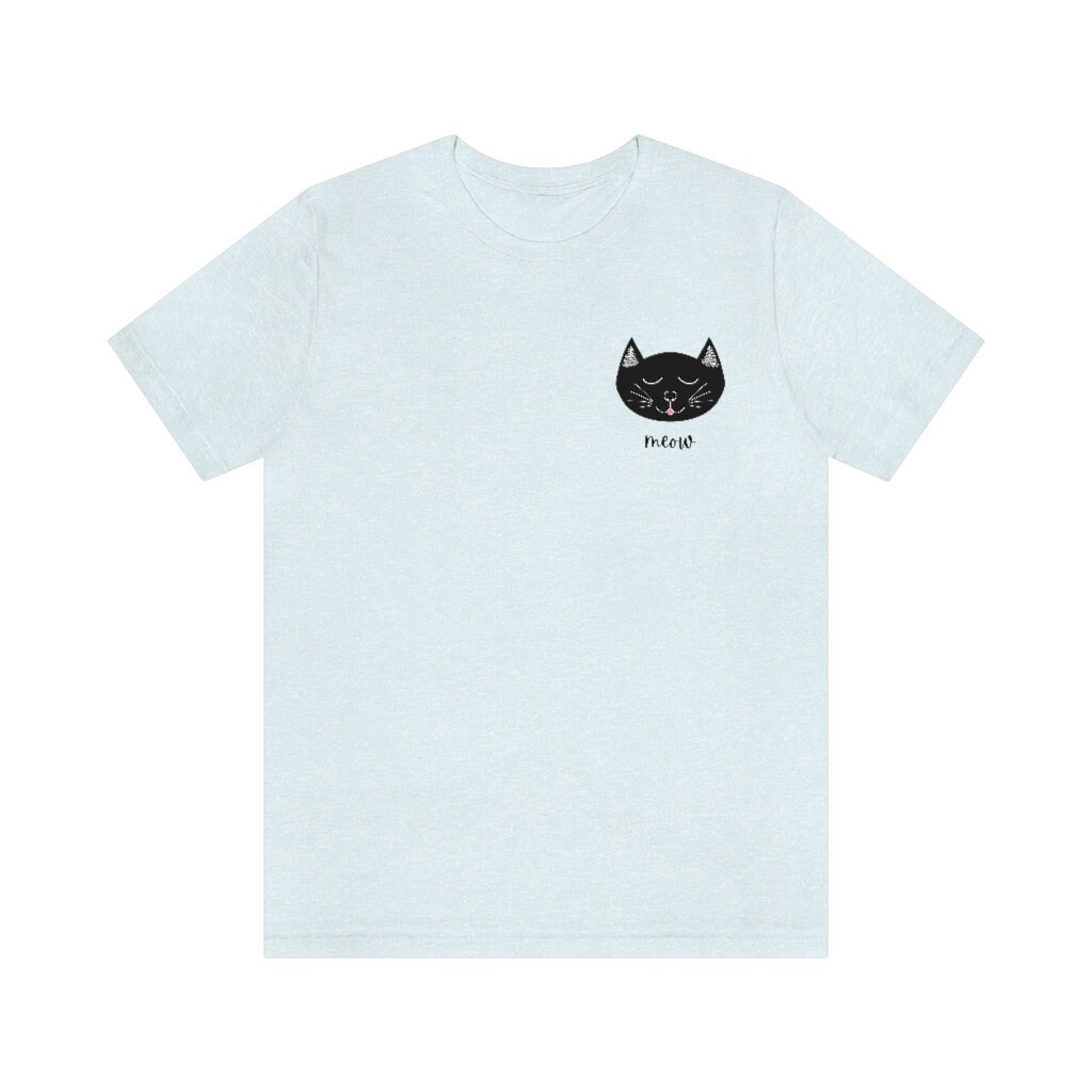 【CPGN STUDIO】DTP Meoww CAT Short Sleeve T-shirt Meow Cat T-shirt, Unisex Jersey Short Sleeve Tee - Etsy