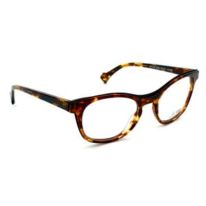 JF Rey JF1340 Acetate Eyeglasses, Brown Square Frame for Unisex, Size 50[]19 143