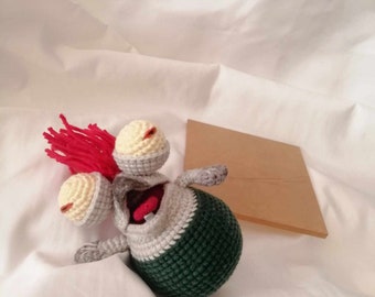 Peluche de salmón hecho a mano inspirado en Splatoon - Suave y comprimible