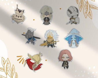 Soulsborne Stickers Elden ring, Dark souls, bloodbone stickers Bundle