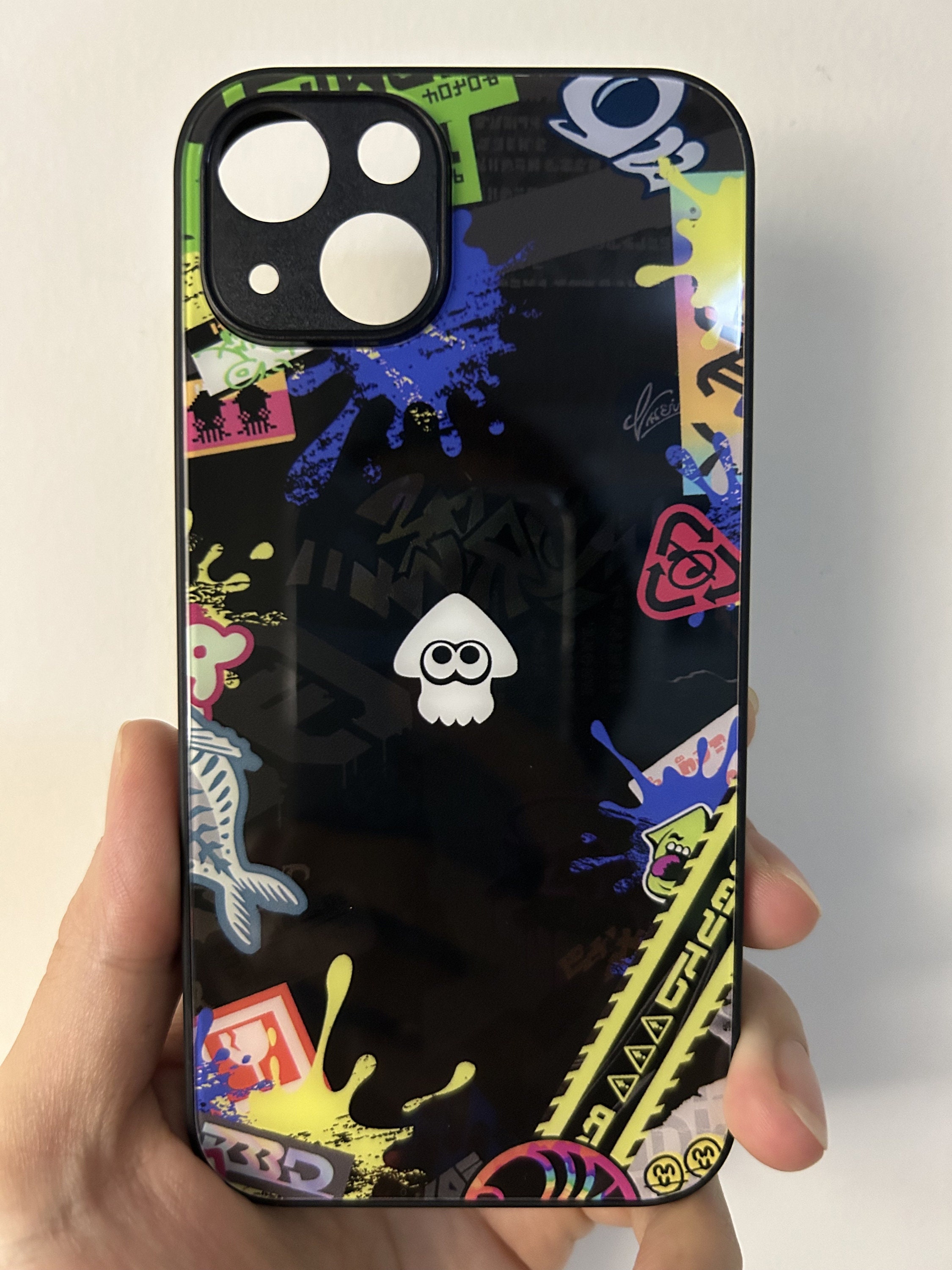 スプラトゥーン スマホケース スプラトゥーン風ファンアートバッジ