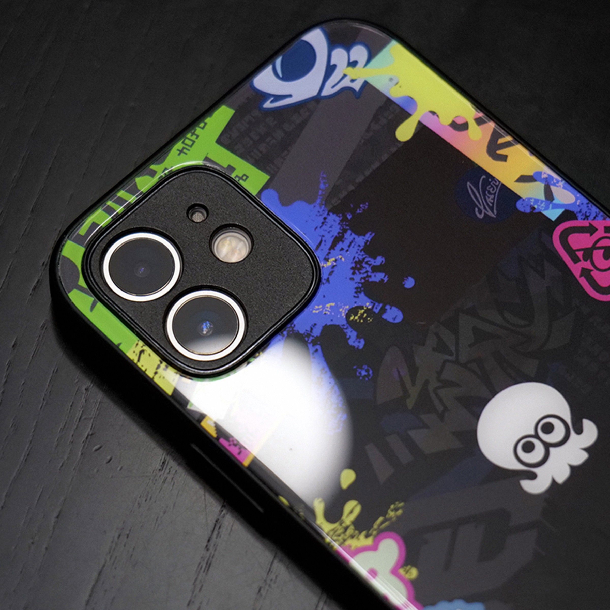 スプラトゥーン スマホケース スプラトゥーン風ファンアートバッジ