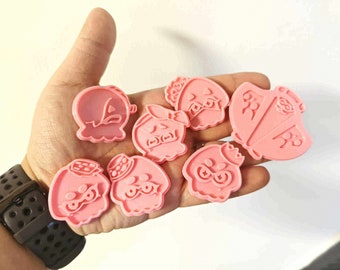 Splatoon Game Cartoon Cookie Mold - Bake Fun and Unique Cookies at Home