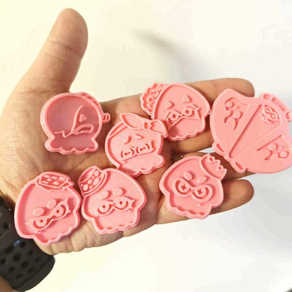 Splatoon Game Cartoon Cookie Mold - Bake Fun and Unique Cookies at Home
