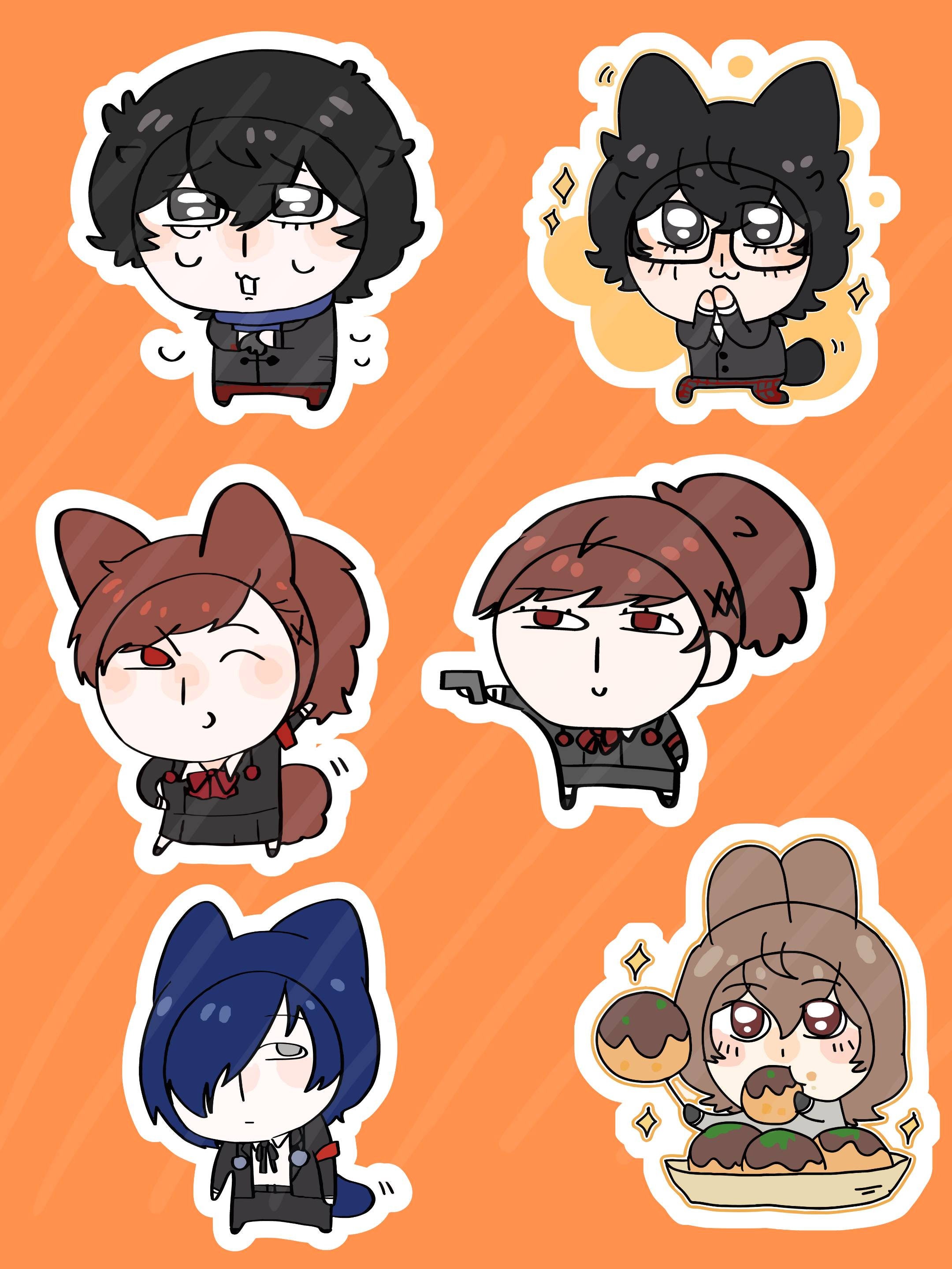 Persona 5 Royal Characters Sticker Set – Shadow Anime