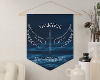 Valkyrie Pennant | A Court of Silver Flames Inspired Wall Decor