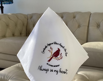Red cardinal handkerchief prices FIRM