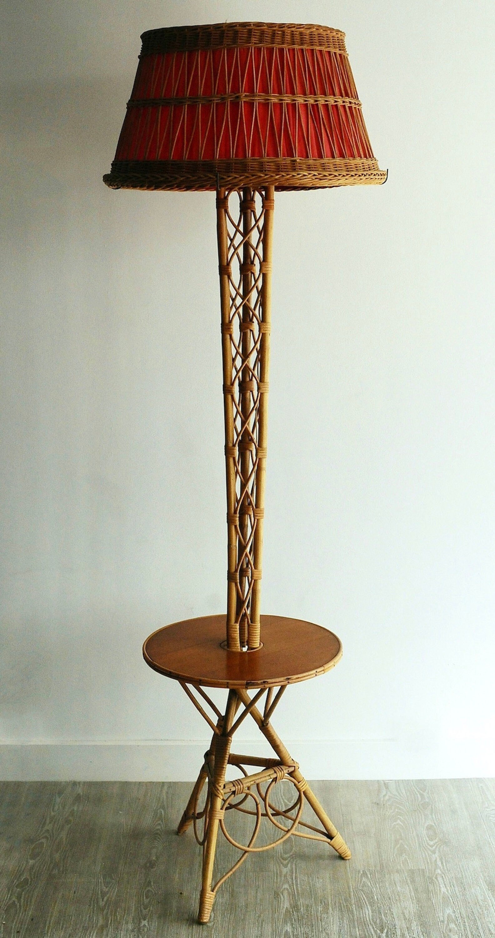 lampadaire Bambou Et