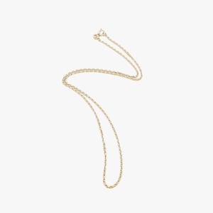 925 Sterling 14k Gold filled dainty cable chains 17,72 inches