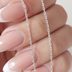 925 Sterling silver and Gold filled dainty cable chains 17,72 inches