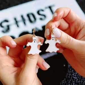 Halloween Ghost Dangle Earrings Jewelry
