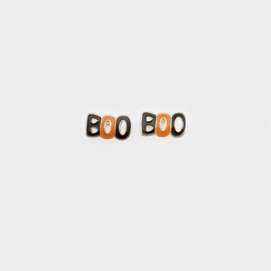 Halloween Boo Stud Earrings Witch Jewelry