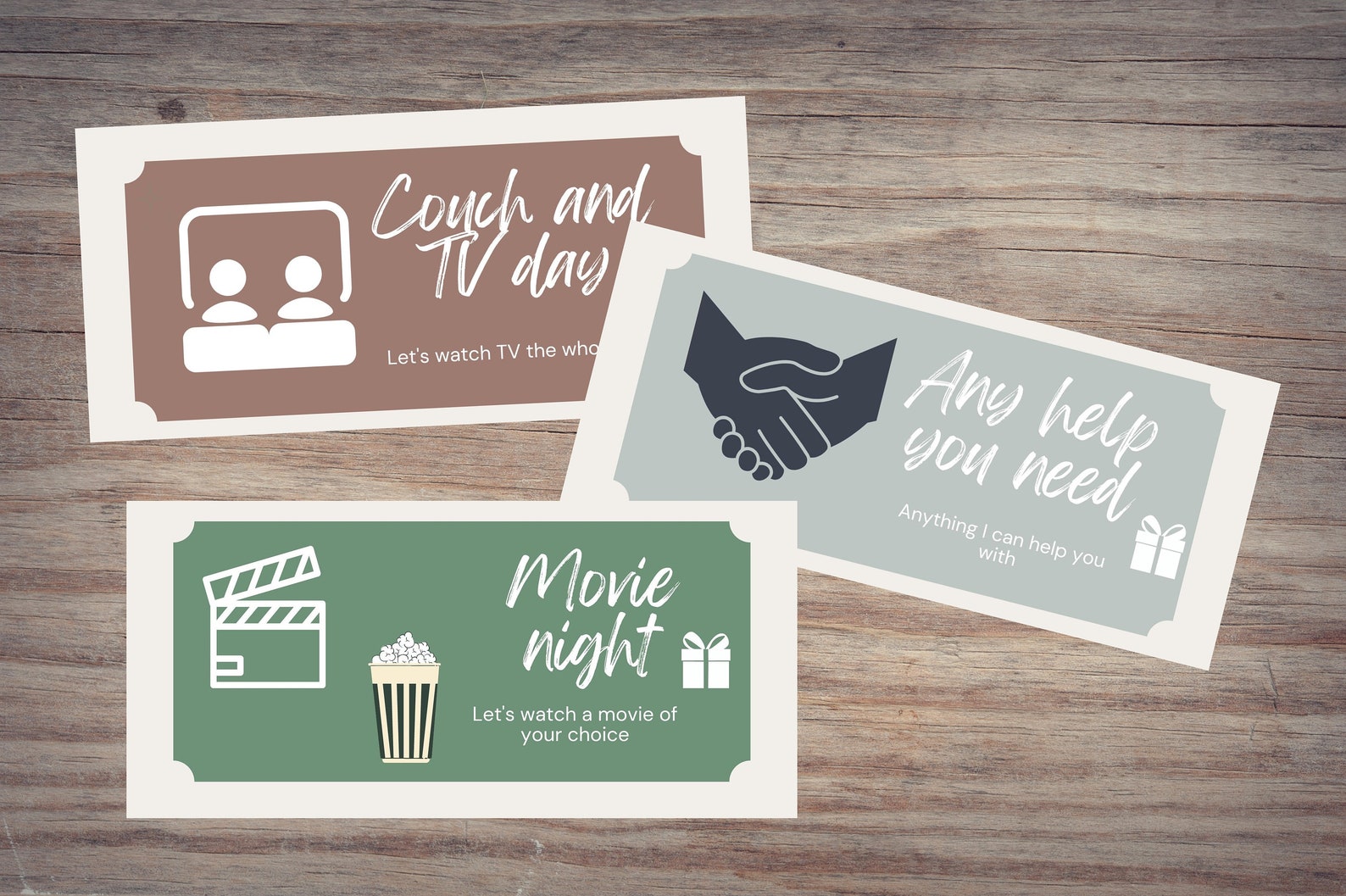 Coupons for Him 30 Printable Gift Vouchers Digital - Etsy