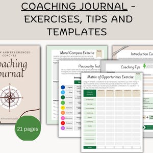 Life Coaching practical workbook  - Personal growth exercises - Goal-setting and mindfulness exercises - Transformative self-reflection