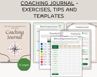 Life Coaching practical workbook  - Personal growth exercises - Goal-setting and mindfulness exercises - Transformative self-reflection