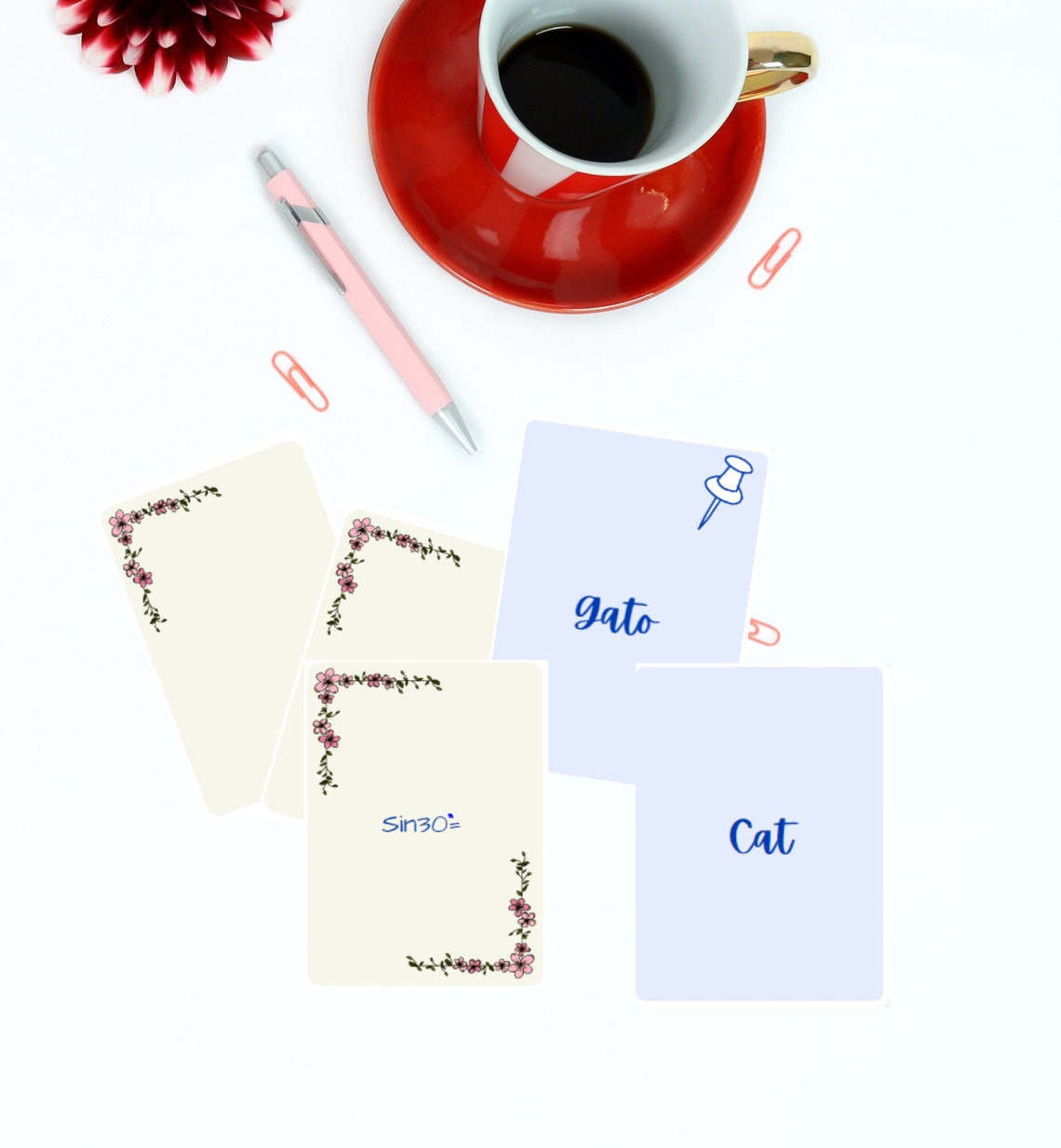 Blank Flashcards Template Empty Flash Card Printable Flash Cards