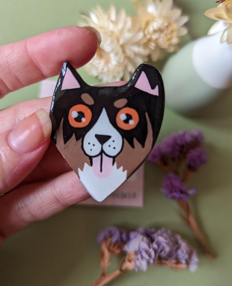 custom dog magnet, custom fridge magnet with your dog's photo image 2