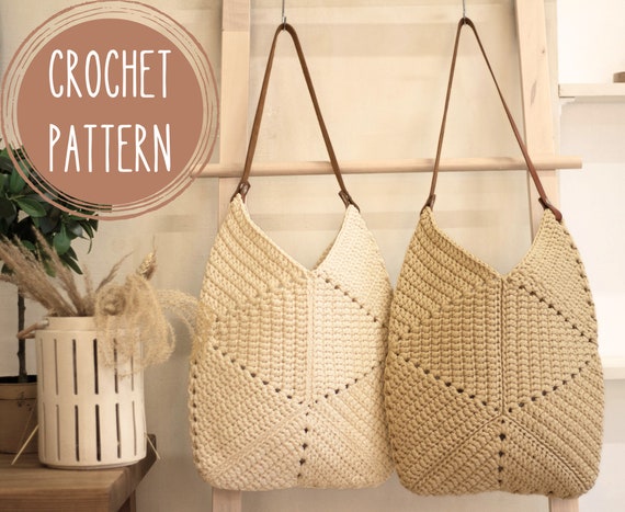 Crochet Backpack Pattern PDF Summer Duffel Bag Crochet Pattern 