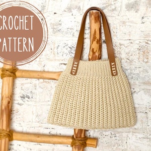 Crochet Bag Pattern PDF, Shoulder bag DIY, Boho bag, Crochet bag, Handbag Crochet Tutorial, Japanese bag, Christmas gift for mom