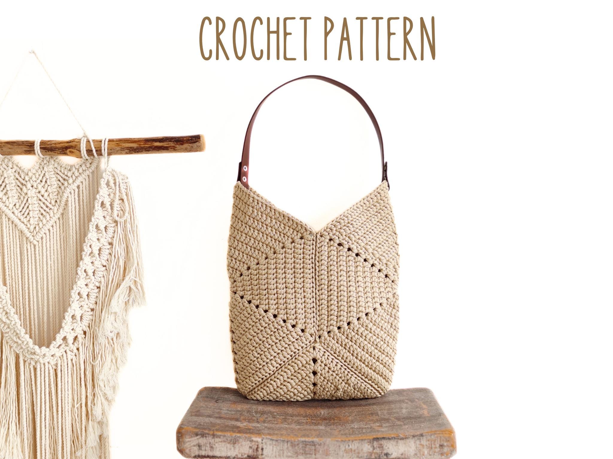 32 Boho Bag Crochet Patterns for Fringe, Florals, and Everyday Texture 8 DIY Boho Tote Bag