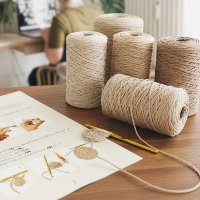 Step-by-step crochet basket pattern, includes charts and instructions