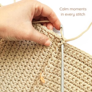 DIY crochet windmill  bag, digital pattern download