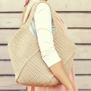 Step-by-step crochet bag  tutorial , easy pattern for all levels