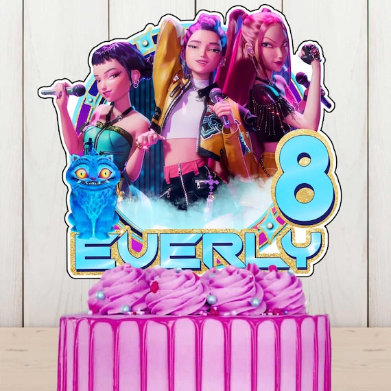 Decorazione Per Torta K/Pop Demon Hunters