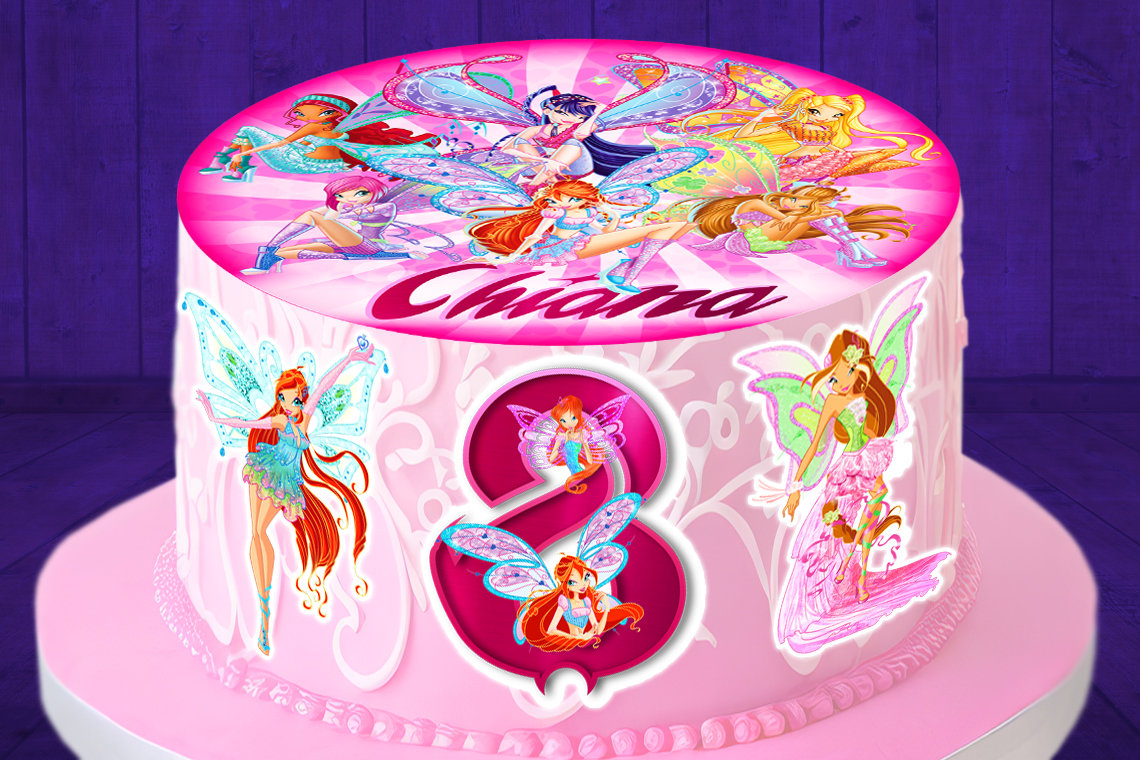 Angel Bakes  Winx club chocolate flavoured cake for  Facebook
