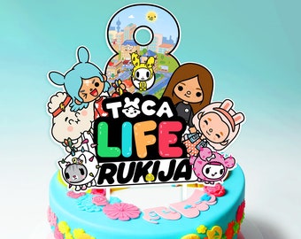 Toca Life World Cake Topper/ Toca Boca / Toca Life World/ Toca -  Israel