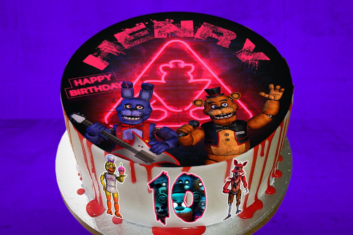 Five Nights at Freddy's Freddy Fazbear Edible Cake Topper Image ABPID0 – A  Birthday Place