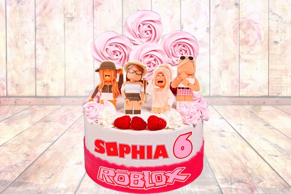 Roblox Girls – Edible Cake Topper – Edible Cake Toppers