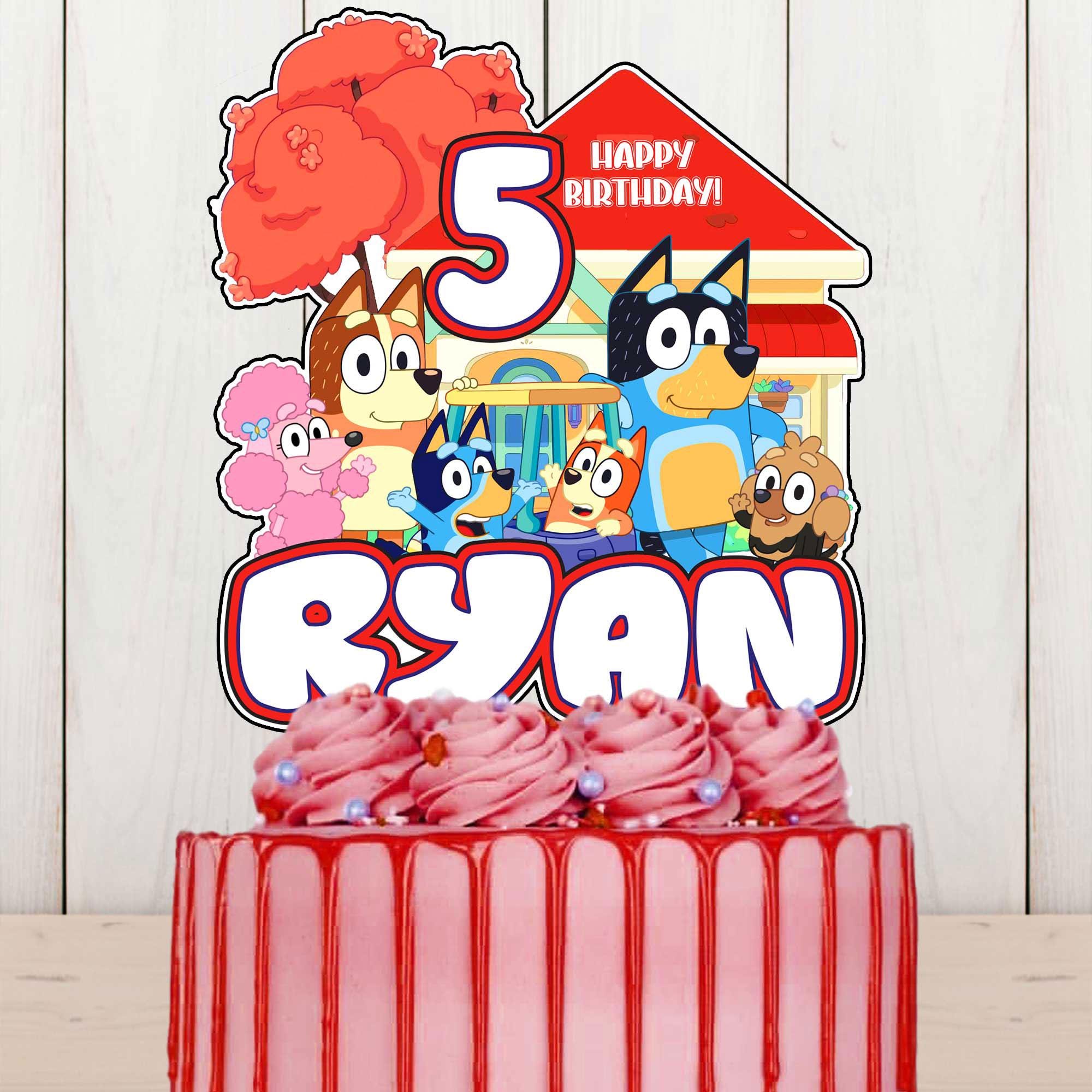 3D Bluey Cake Topper (4 Styles)