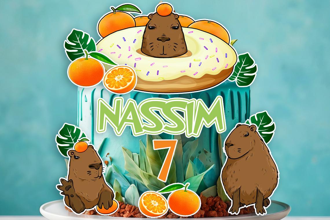 Een super schattige capybara-taart voor een speciale verjaardag! 🎂🦫 Ik vond het zó leuk om deze lieve capybara-thema taart te maken voor Melissa's grote dag 💕✨ Met een heerlijke chocolade drip