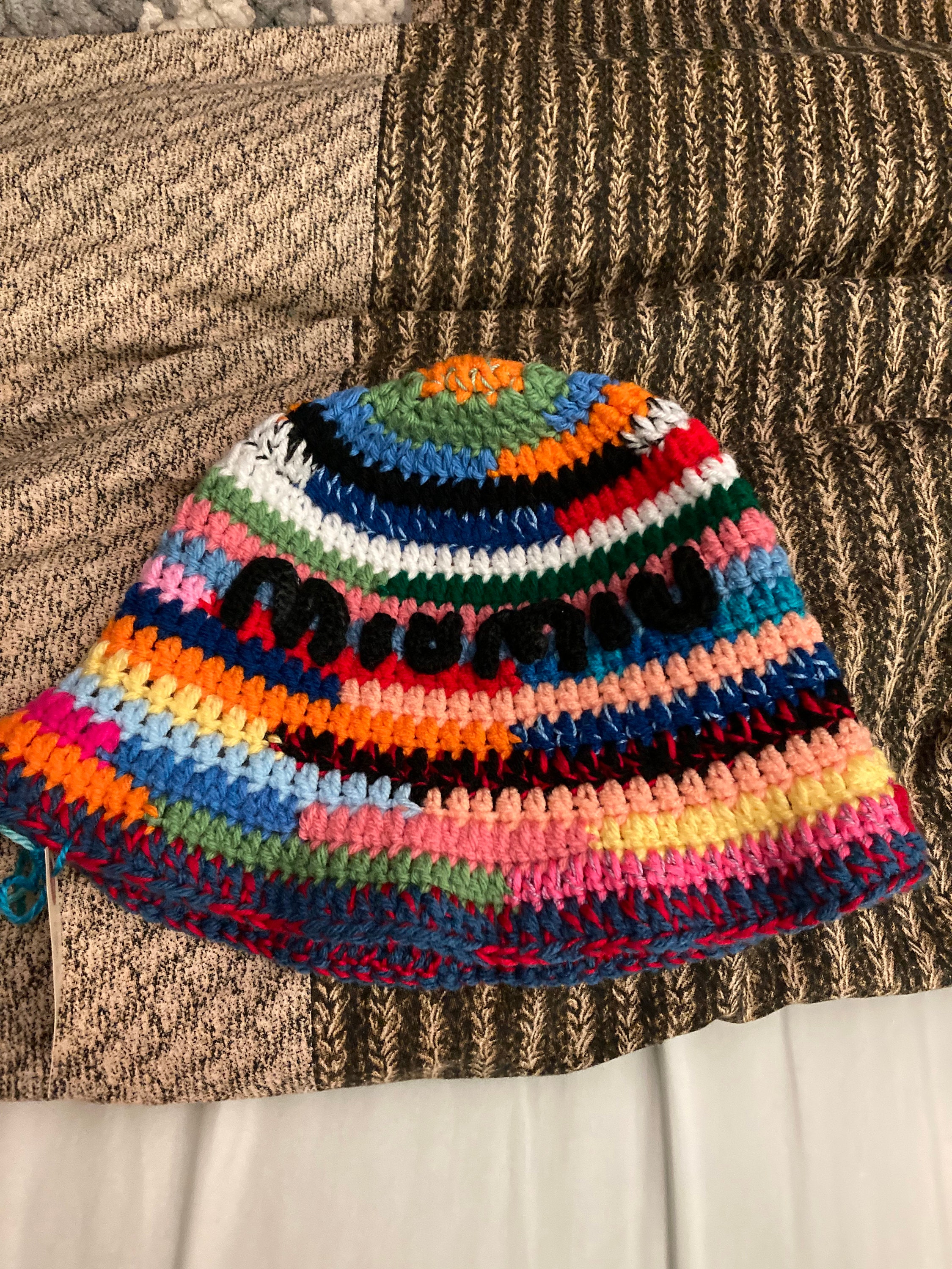 Miu Miu Hand Crocheted Bucket Hat - Etsy display picture 1