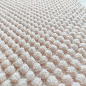 Crochet bobble baby blanket pattern