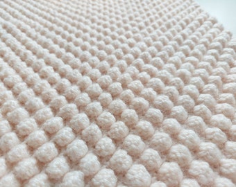 Crochet bobble baby blanket pattern